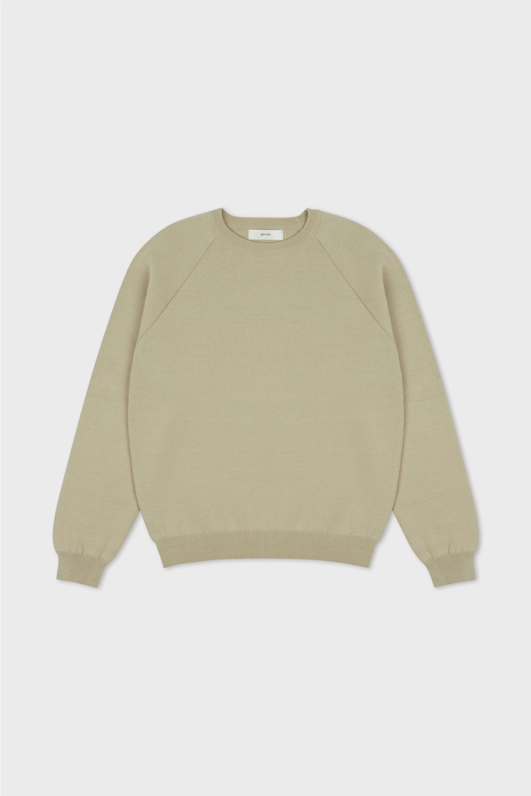 Knitted Sweat Top (D/Beige)
